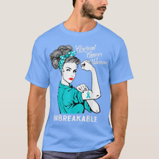 Cervical Cancer Warrior Unbreakable Tee Awareness