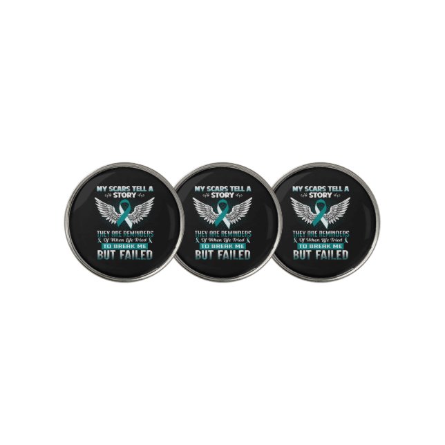 Cervical Cancer Women Golf Ball Marker (3 Up)