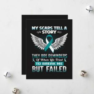 Cervical Cancer Women Holiday Card