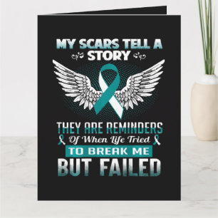 Cervical Cancer Women Thank You Card