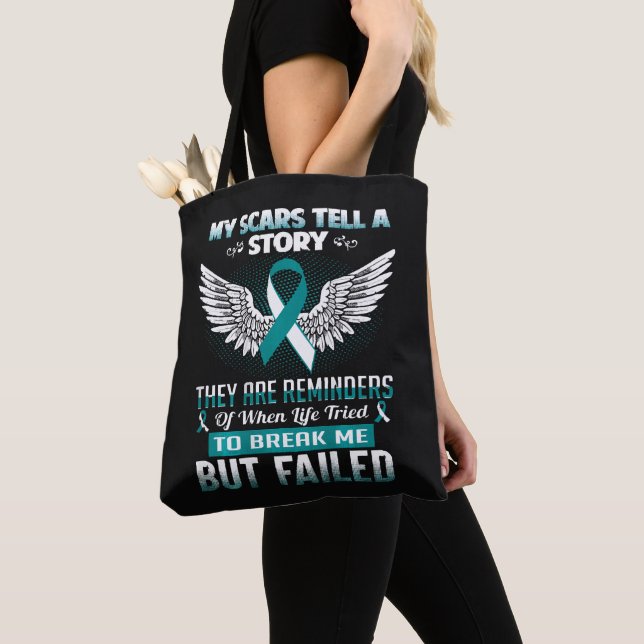 Cervical Cancer Women Tote Bag (Close Up)