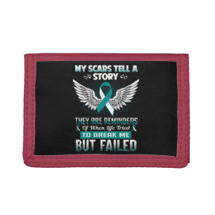 Cervical Cancer Women Trifold Wallet