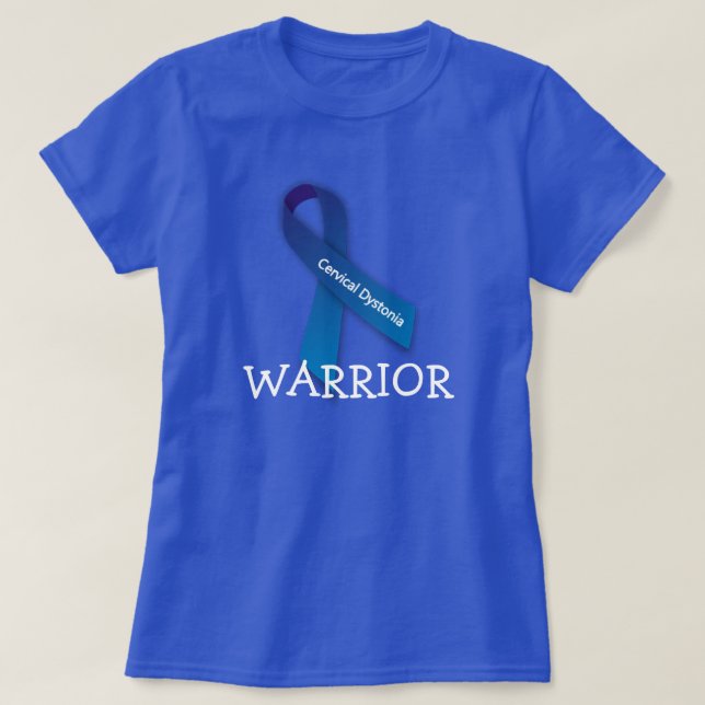 Cervical Dystonia Warrior T-shirt (Design Front)