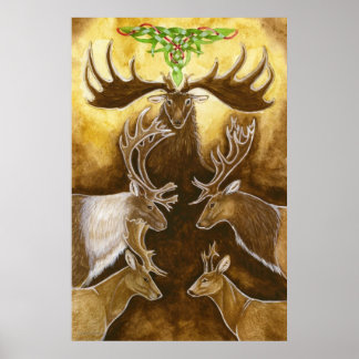 Cervidae Poster