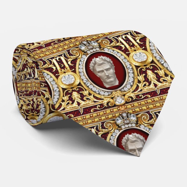 Cesar Imperial Roman Emperor Necktie (Rolled)