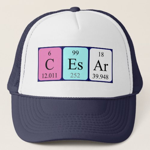 Cesar periodic table name hat