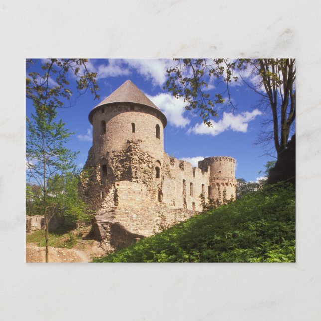 Cesis Castle in central Latvia. Postcard (Front)