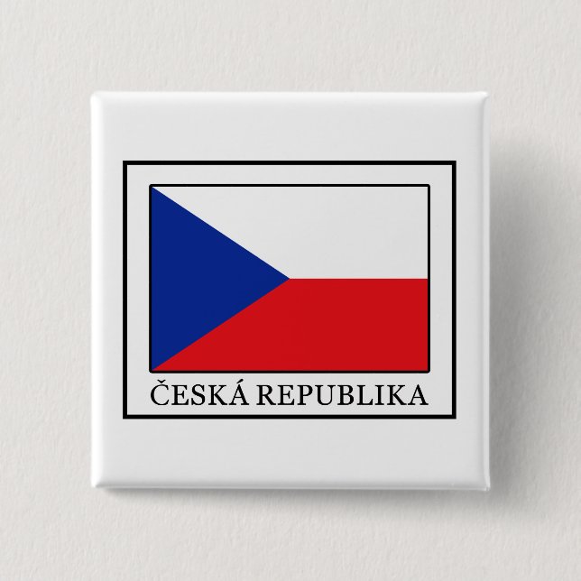 Ceska Republika Button (Front)