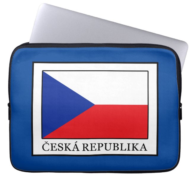 Ceska Republika Laptop Sleeve (Front)