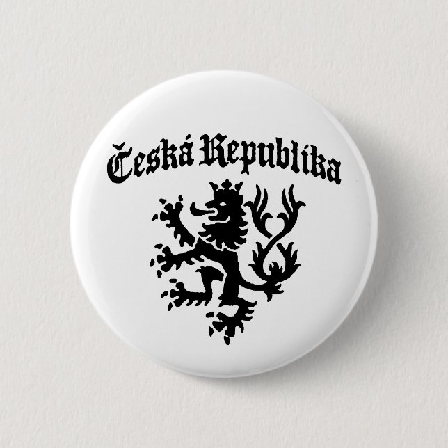 Ceska Republika Pinback Button (Front)