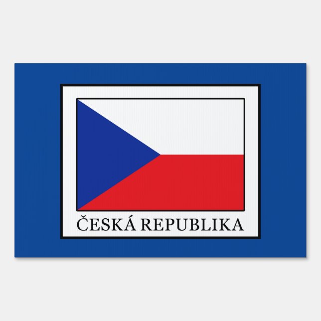 Ceska Republika Sign (Front)