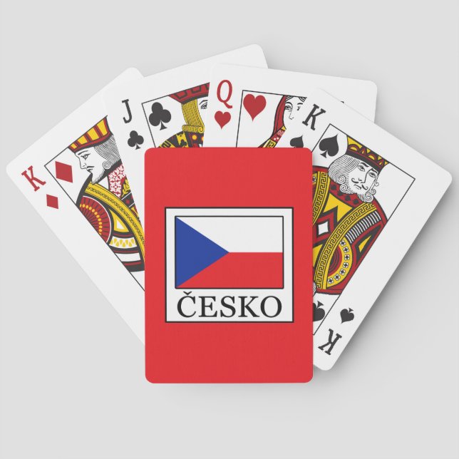 Česko Poker Cards (Back)