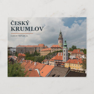 Český Krumlov Castle and Historic Town Postcard