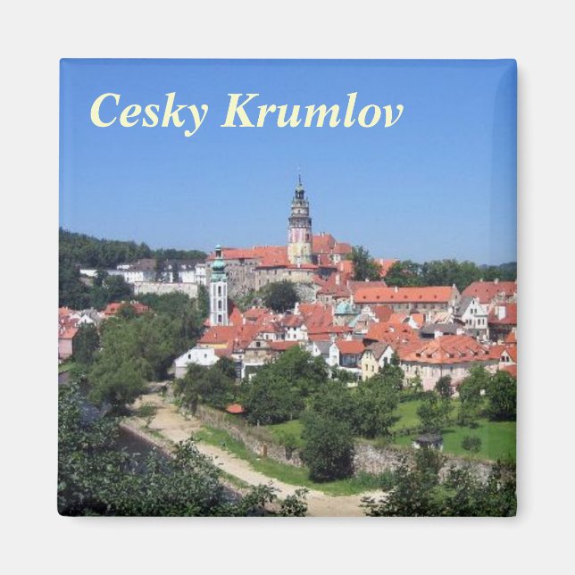 Cesky Krumlov fridge magnet (Front)