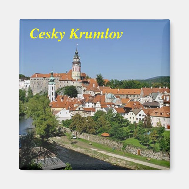 Cesky Krumlov fridge magnet (Front)