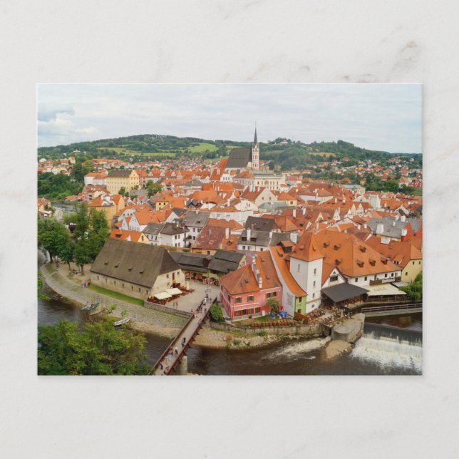 Český Krumlov South Bohemia Czech Republic Postcard (Front)