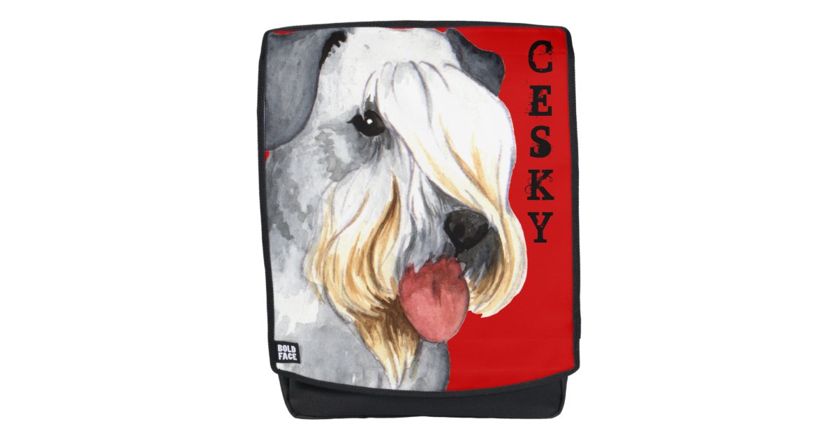 Download Cesky Terrier Color Block Backpack | Zazzle.com