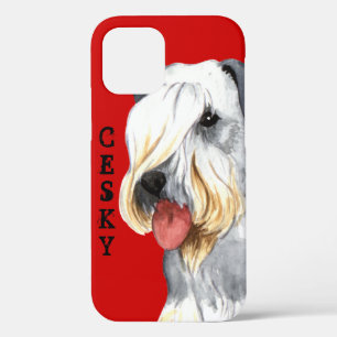 Cesky Terrier Color Block iPhone 12 Case