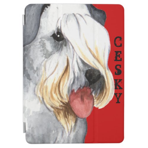 Cesky Terrier Color Block iPad Air Cover