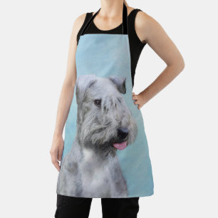 Cesky Terrier Painting - Cute Original Dog Art Apron