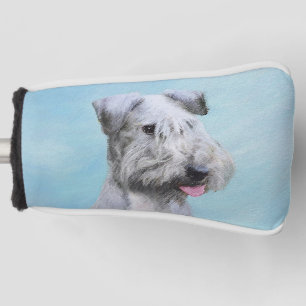 Cesky Terrier Painting - Cute Original Dog Art Golf Head Cover