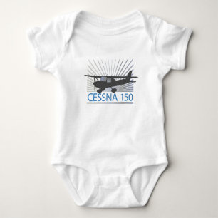 Cessna 150 Airplane Baby Bodysuit