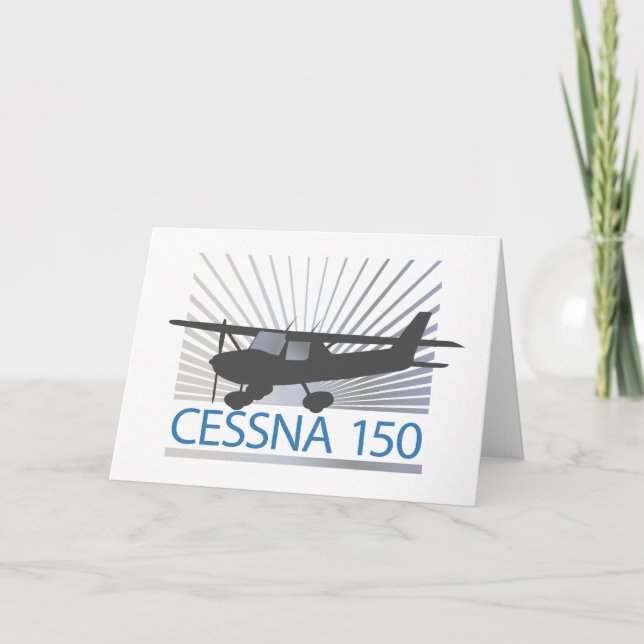 Cessna 150 Airplane Card (Front)