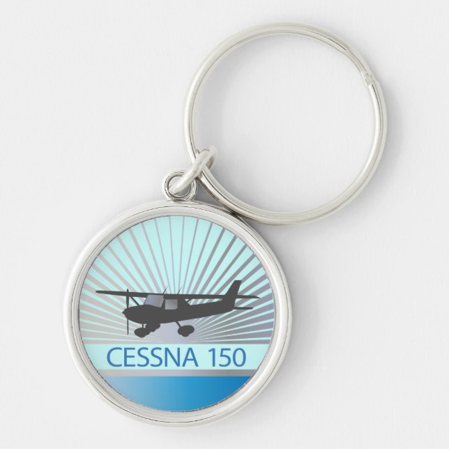 Cessna 150 Airplane Keychain (Front)