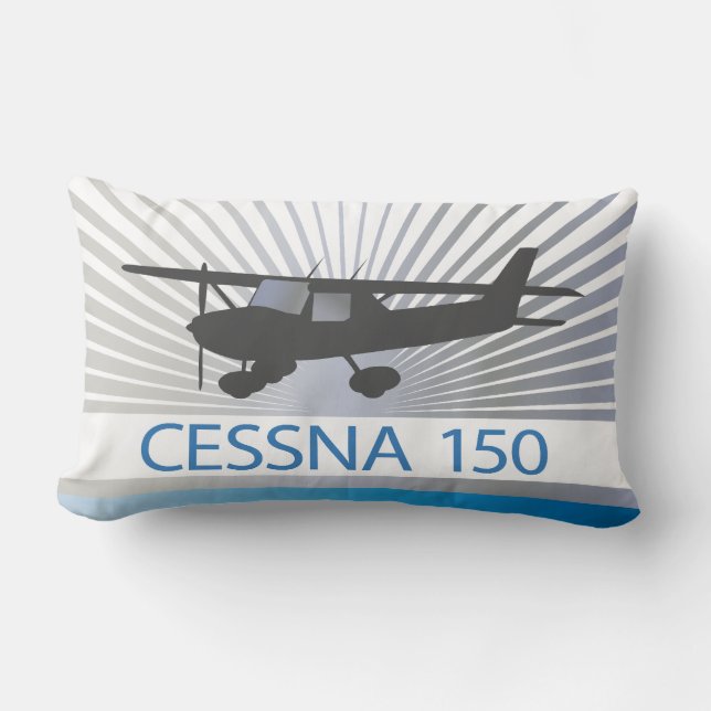 Cessna 150 Airplane Lumbar Pillow (Front)
