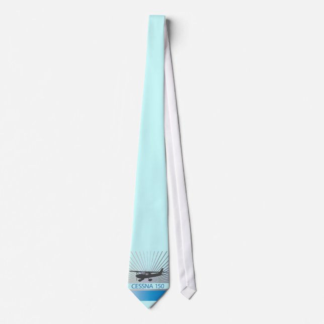 Cessna 150 Airplane Neck Tie (Front)