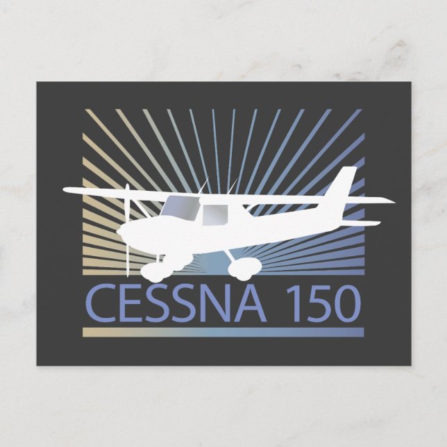Cessna 150 Airplane Postcard (Front)
