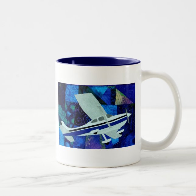 cessna 182 Two-Tone coffee mug (Right)