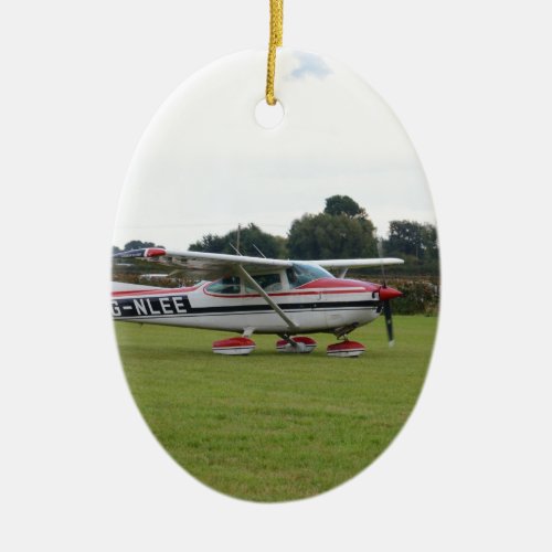 Cessna 182Q Ceramic Ornament