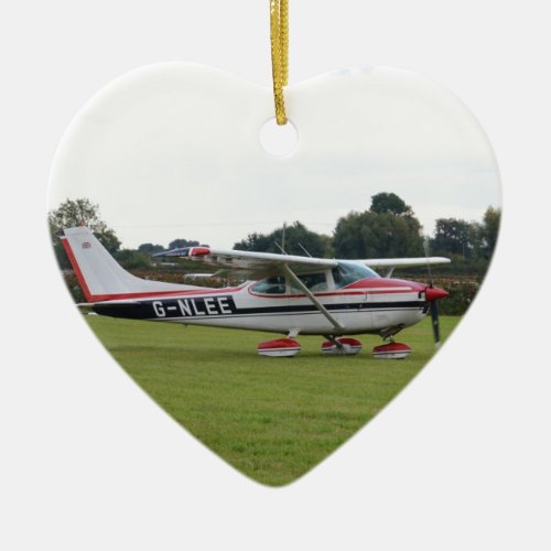 Cessna 182Q Ceramic Ornament