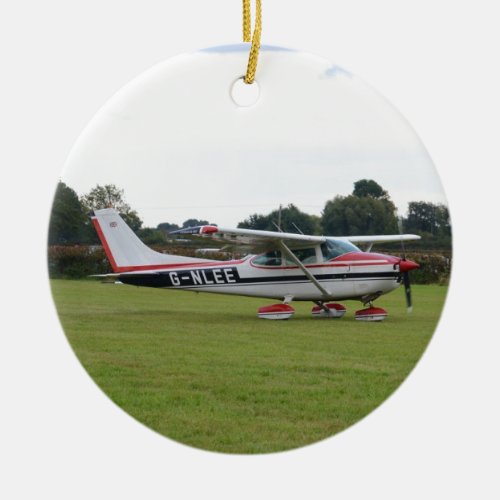 Cessna 182Q Ceramic Ornament