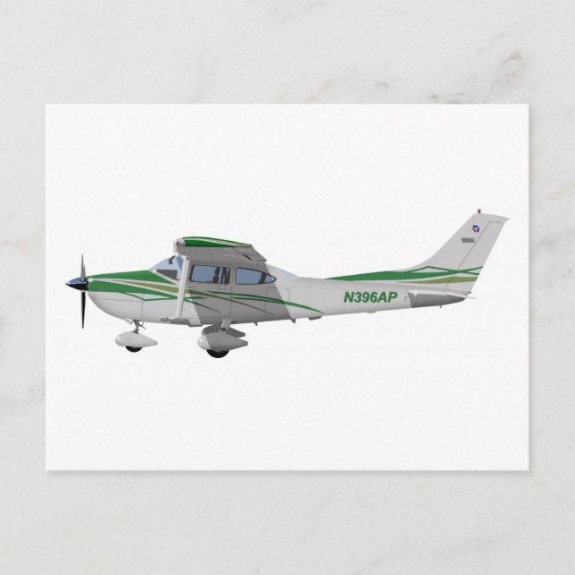 Cessna 182T Turbo Skylane II 396396 Postcard (Front)
