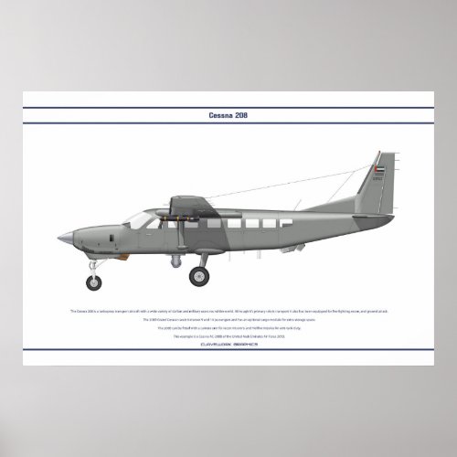 Cessna 208 UAE Poster