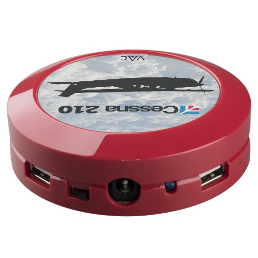 Cessna 210 ChargeHub (Angled Back)