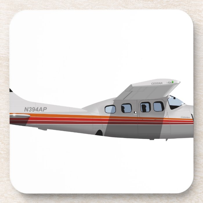 Cessna 210P Centurion 394394 Drink Coaster