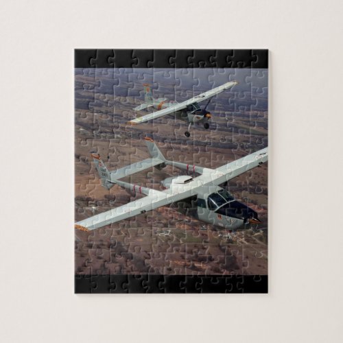 Cessna 337 1967 and_Classic Aviation Jigsaw Puzzle