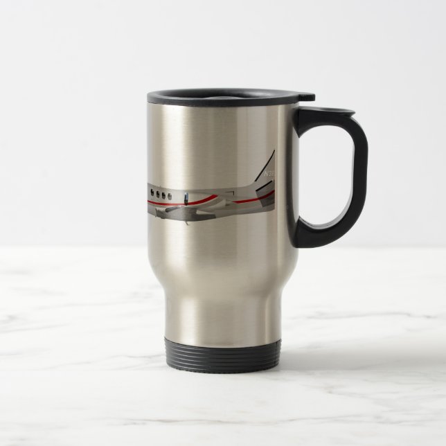 Cessna 500 Citation II 397397 Travel Mug (Right)