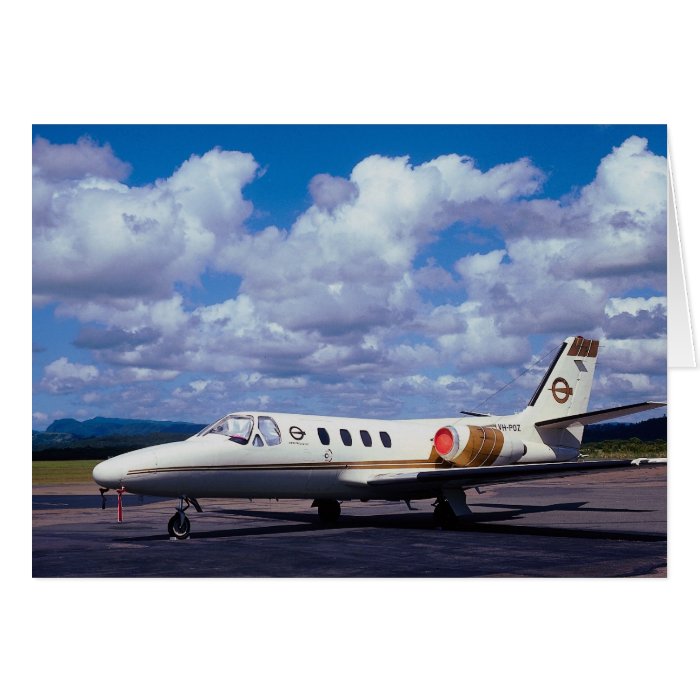 Cessna Citation 500 Greeting Card