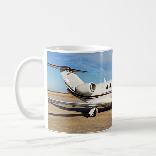 Cessna CitationJet CJ1 Airplane Mug (Left)