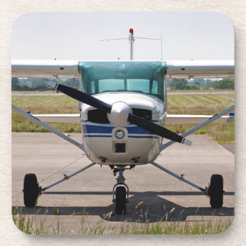 Cessna light aircraft beverage coaster