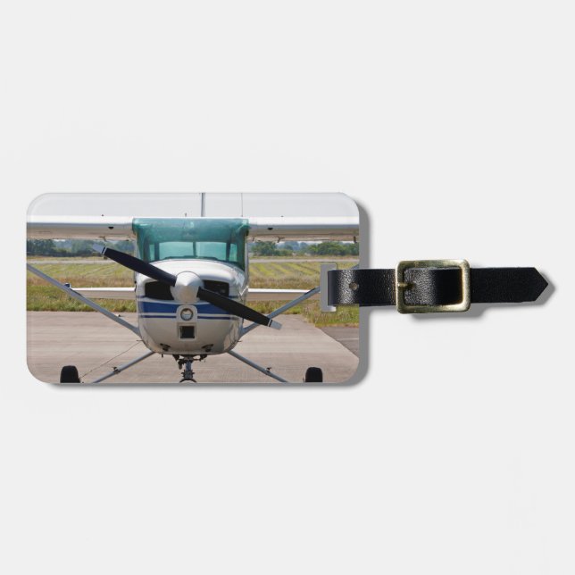 Cessna light aircraft luggage tag (Front Horizontal)