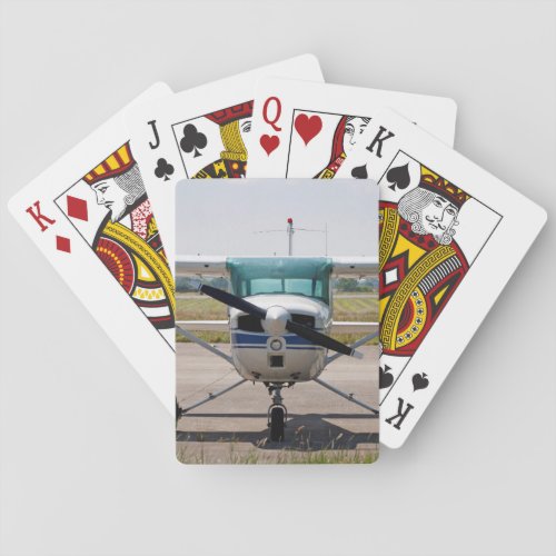 Cessna light aircraft playing cards