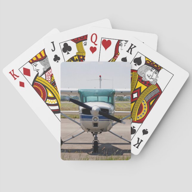 Cessna light aircraft poker cards (Back)