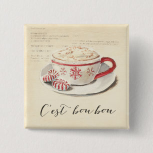 C'est Bon Bon Pinback Button