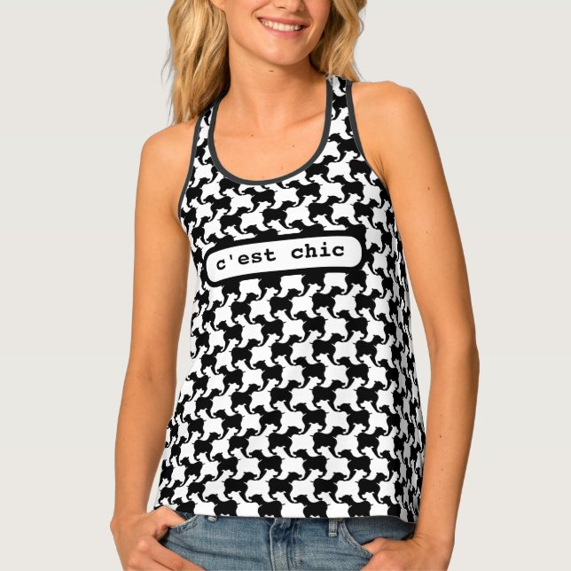 C'est Chic Paris Fashion Womens Tank Top (Front)