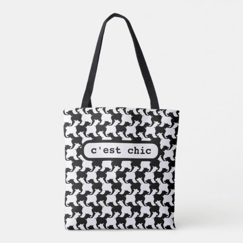 Cest Chic Paris Fashion Womens Tote Bag